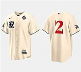 Men's Texas Rangers #2 Marcus Semien Cream 2023 World Series City Connect Stitched Baseball Jersey Dzhi,baseball caps,new era cap wholesale,wholesale hats